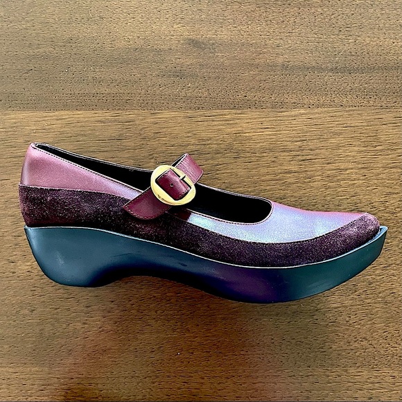 Robert Clergerie Paris Mary Jane Platform Burgundy / Oxblood / Red Size 10 - Picture 3 of 11